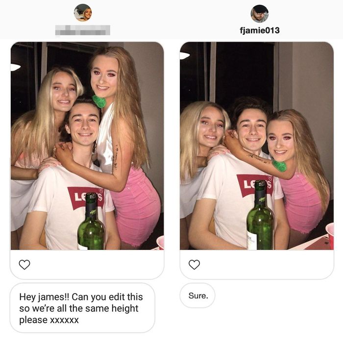 Photoshop Troll Who Takes Photo Requests Too Literally Strikes Again, And The Result Is Hilarious (17 New Pics)