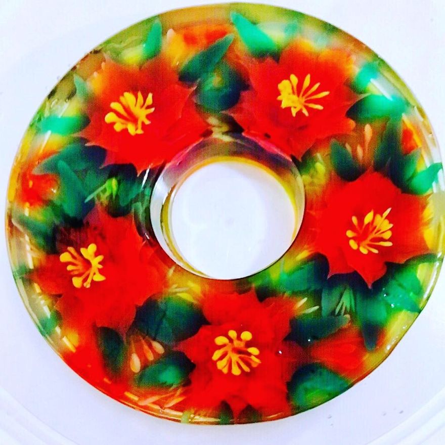 I Ventured Into 3 D Jelly Art After My Children Requested The Nicest Nut Free / Allergy Cake For Their Special Day.