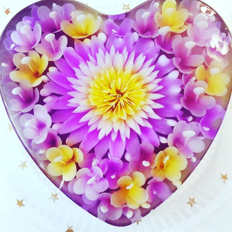 I Ventured Into 3 D Jelly Art After My Children Requested The Nicest Nut Free / Allergy Cake For Their Special Day.