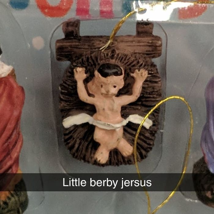 Niño Jesús algo deforme
