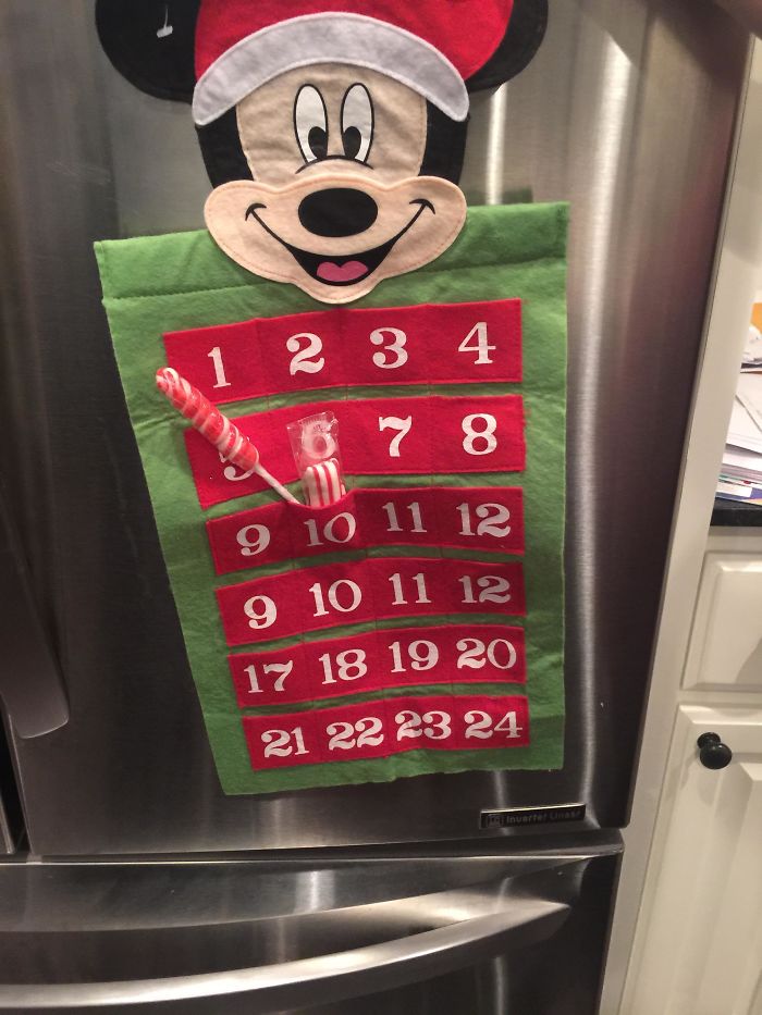 Our Advent Calendar, We Didn’t Notice When We Bought It