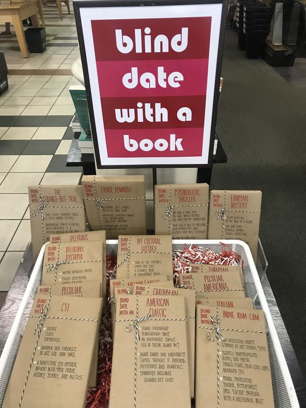 Blind Dates Prevent You From Judging A Book By Its Cover
