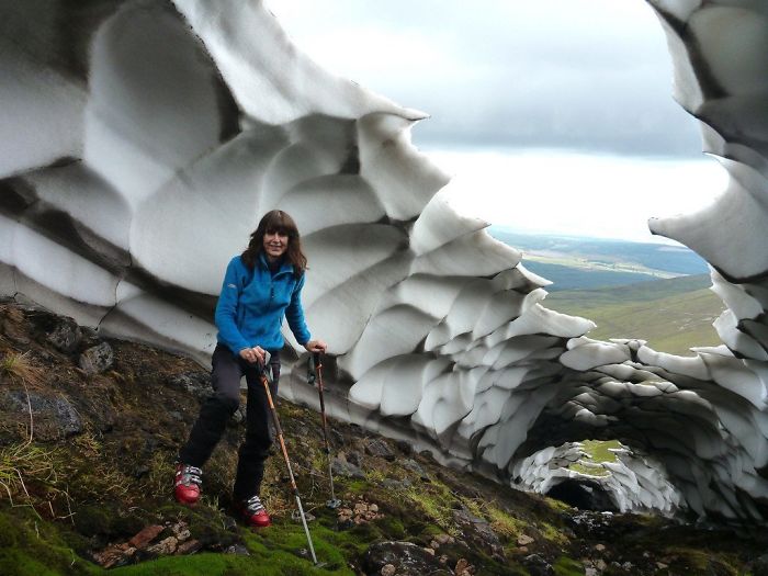 The Remains Of Last Winters Snow. Carn Ban Mor, Scotland