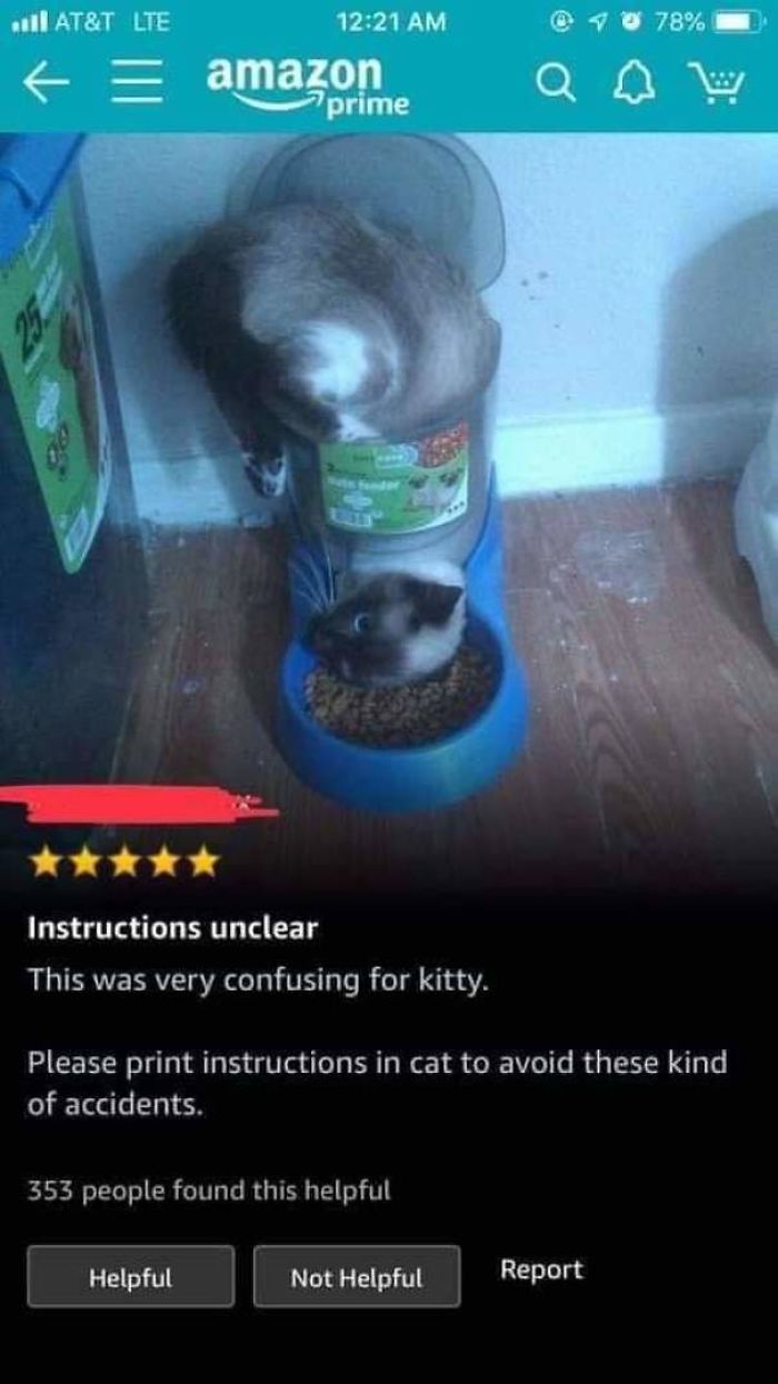 Instructions Were Unclear