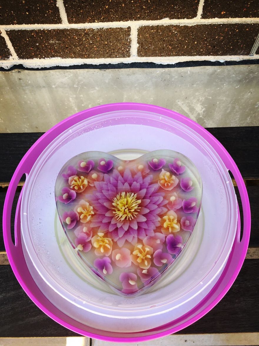 I Ventured Into 3 D Jelly Art After My Children Requested The Nicest Nut Free / Allergy Cake For Their Special Day.