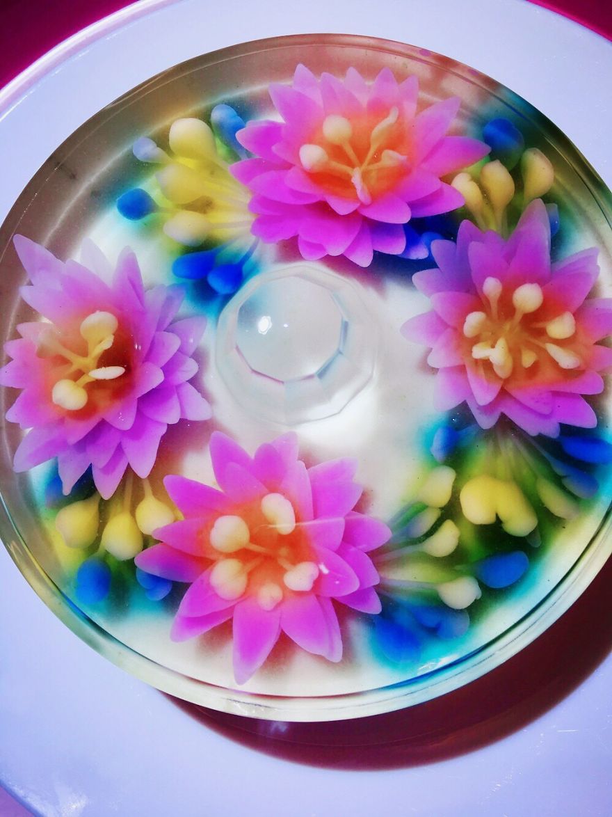 I Ventured Into 3 D Jelly Art After My Children Requested The Nicest Nut Free / Allergy Cake For Their Special Day.