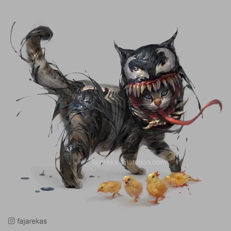Catvengers: Cats Reimagined As Marvel And DC Superheroes By Fajareka  Setiawan | Bored Panda