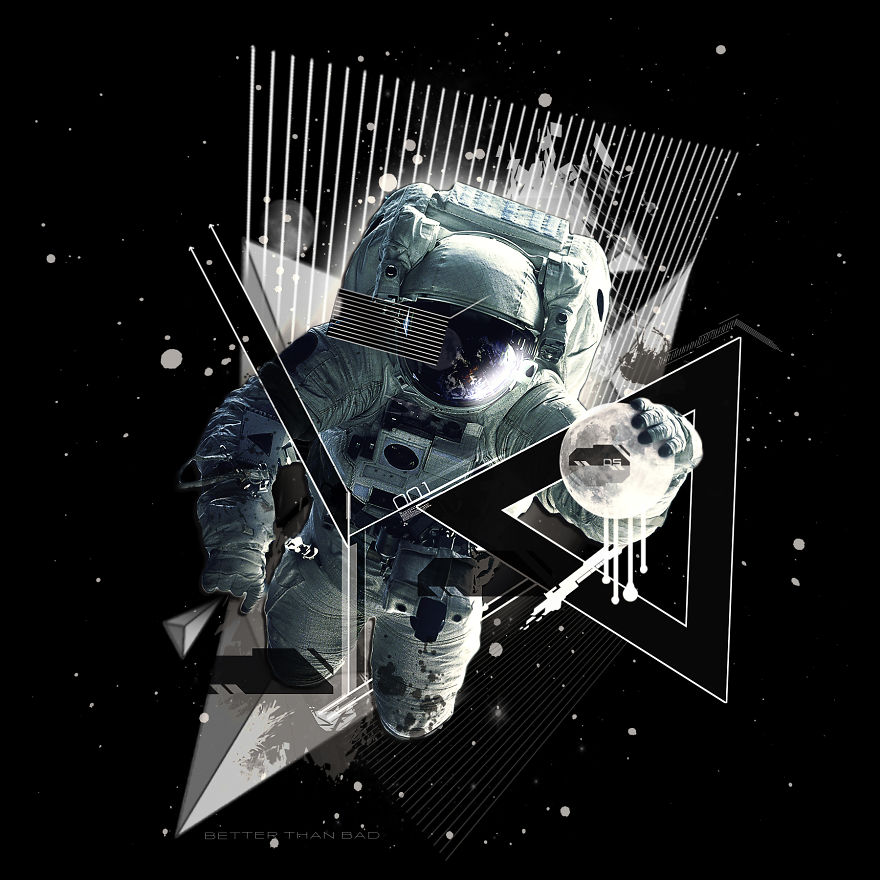 Watch As This Artist Designs An Incredible Geometric Shirt Using Only Shapes!