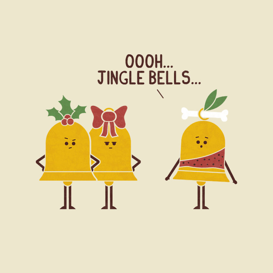 I Made Silly Christmas Illustrations To Spread Some Holiday Cheer