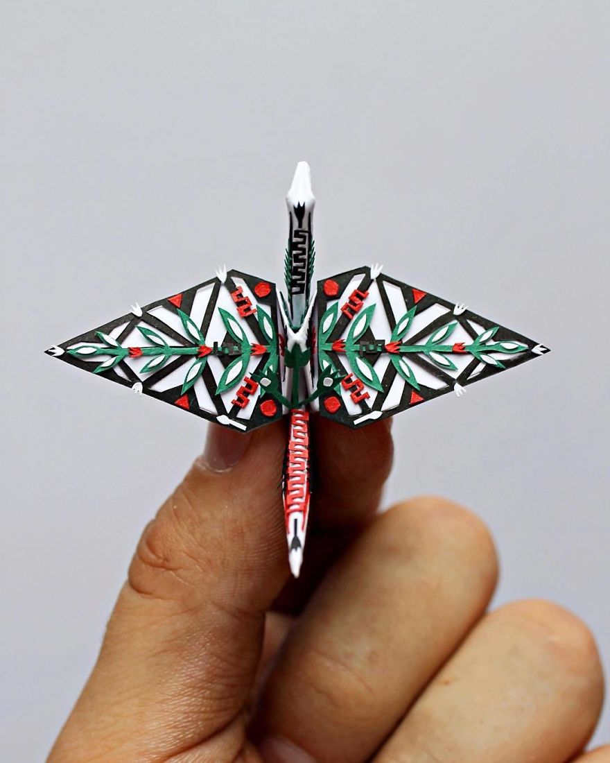 I Continued Creating Decorated Origami Cranes Even After Reaching My Goal Of 1000 Cranes In 1000 Days