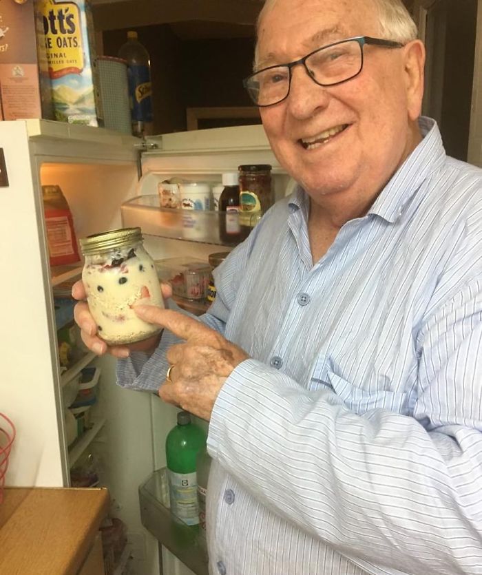 This 86-Year-Old Grandpa Started A Weight Loss Instagram Account And It's Absolutely Wholesome