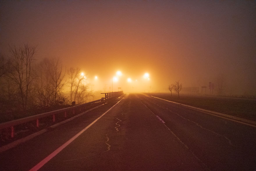 I Took Some Photos In The Midnight Fog