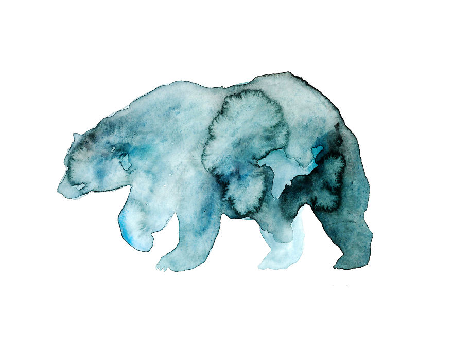 An Abstract Grizzly