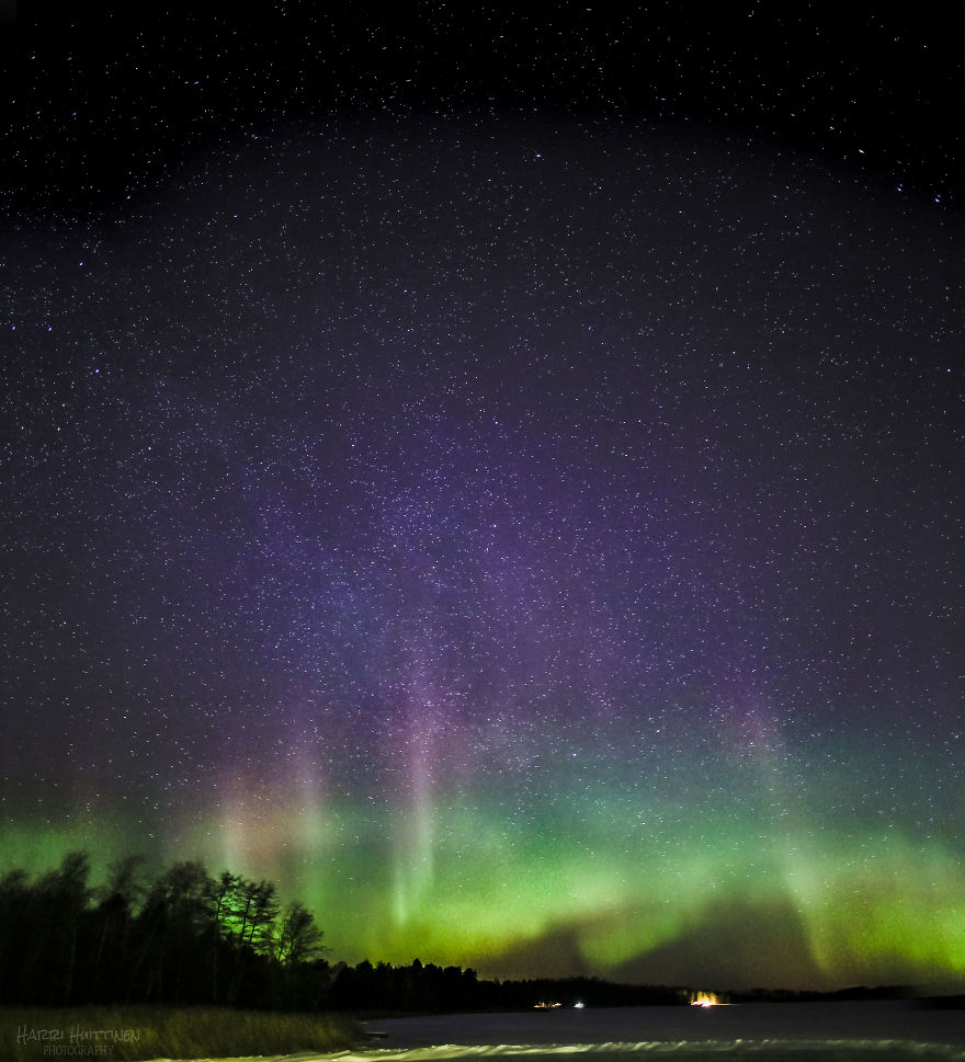 Aurora Borealis In Finland