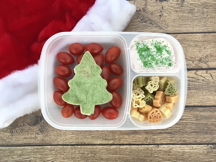 I Made These 12 Days Of Food Art Christmas Lunches For My Kids.