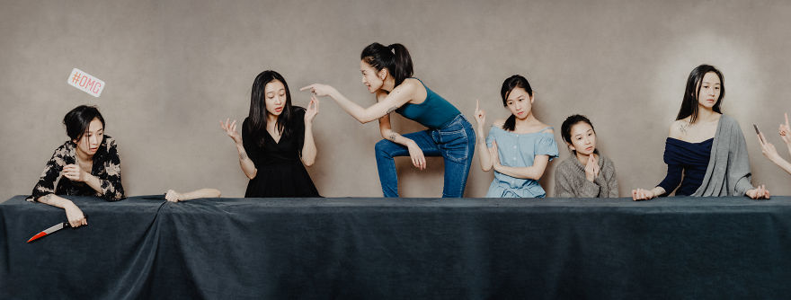 I Parodied "The Last Supper" Of Leonardo Da Vinci I Parodied "The Last Supper" Of Leonardo Da Vinci