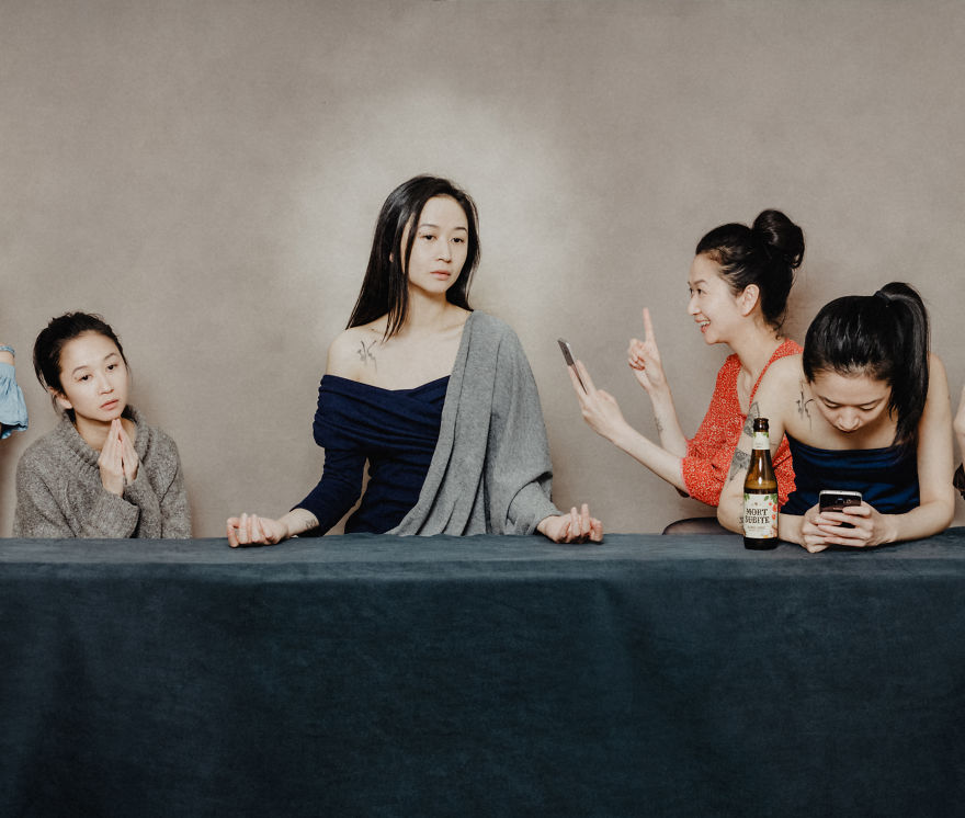 I Parodied "The Last Supper" Of Leonardo Da Vinci I Parodied "The Last Supper" Of Leonardo Da Vinci