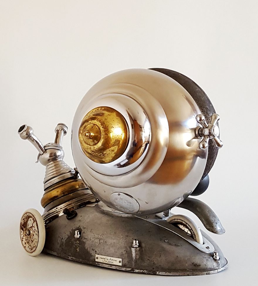 Steampunk Sculptures That I Create From Trash (New Pics)