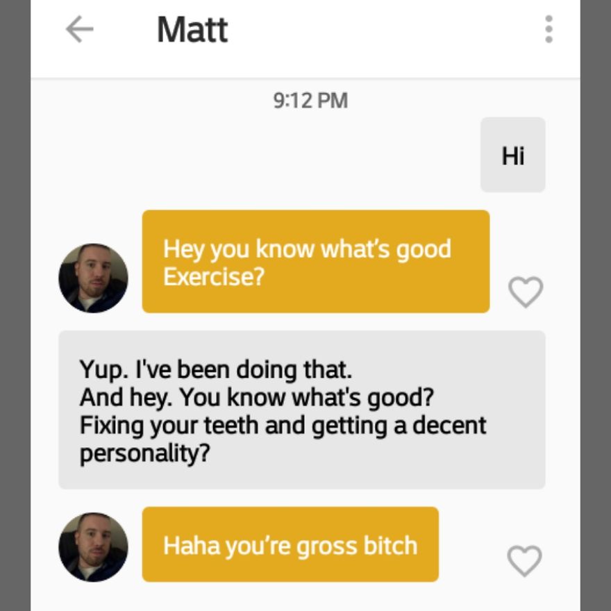 Online Dating: Comeback To Non-Provoking "Hi" Online Dating: Comeback To Non-Provoking "Hi"