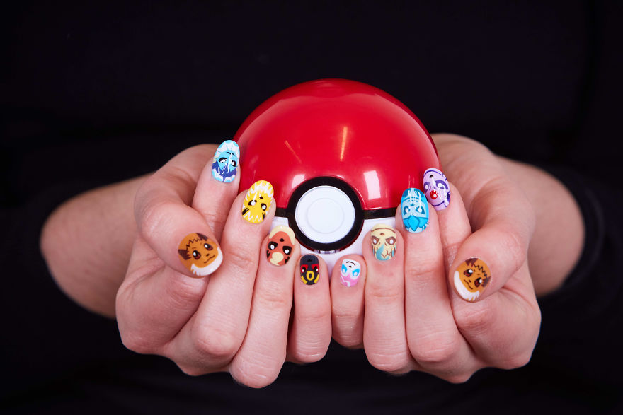 The Latest Trend From Pokémon: How To Create Your Own Eevee Nails