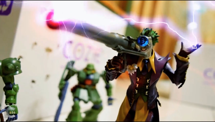 Stop Motion Animated Music Video Featuring The Caped Crusader And His Arch Nemesis, The Joker.