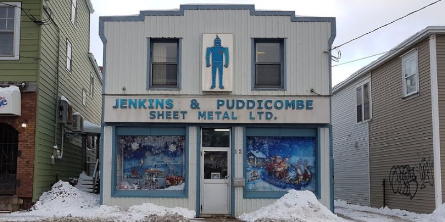 Tin Men Take Winter Vacation In Downtown St. John’s Christmas Display