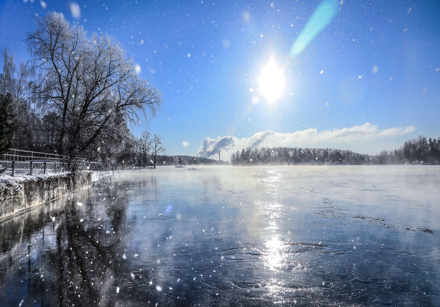 Winter Season In Finland