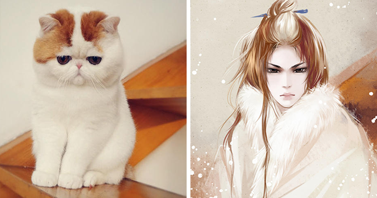 Chinese Artist Creates Human Version Of Cats And Dogs And The