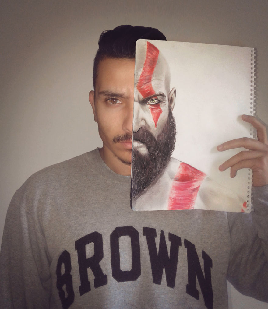 Kratos Faceoff By Ahmed Matoui