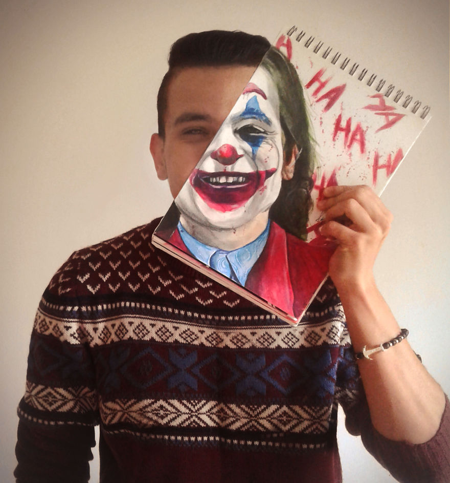 Joker Faceoff By Ahmed Matoui