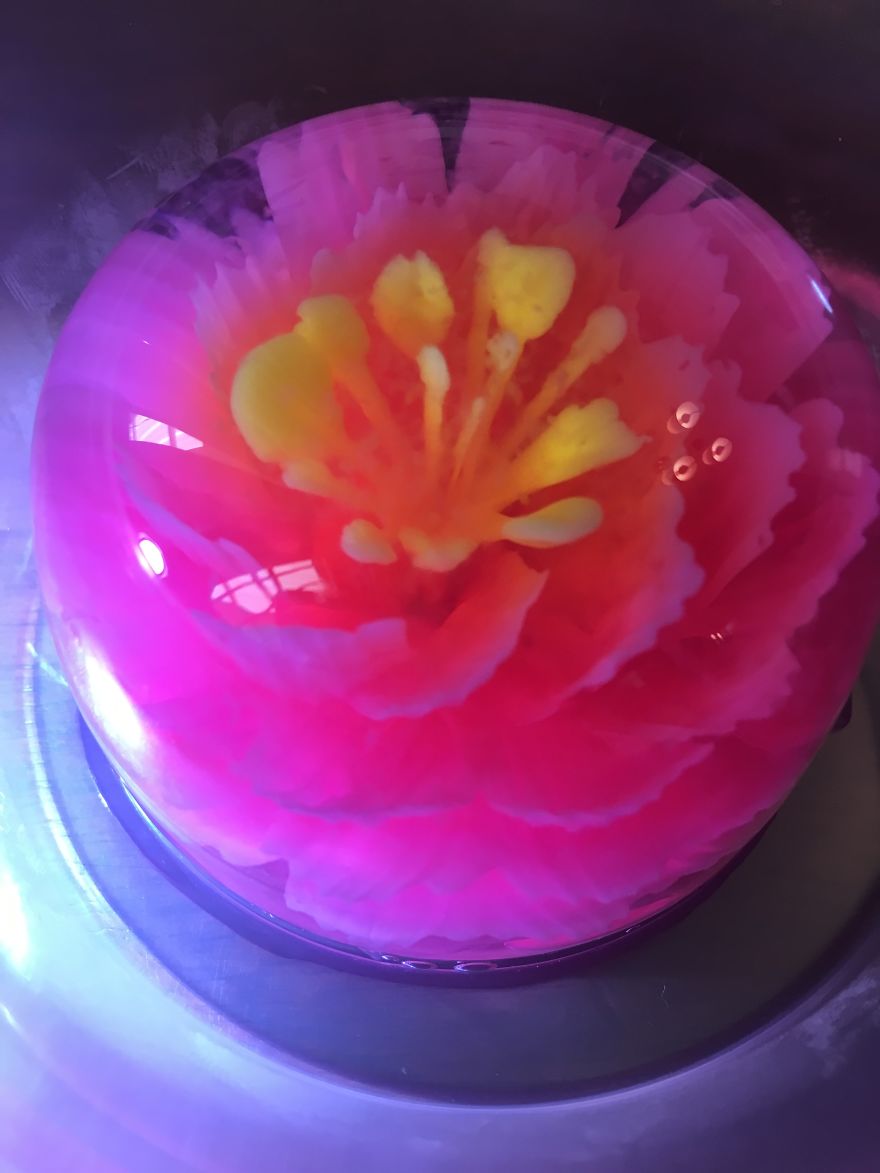 I Ventured Into 3 D Jelly Art After My Children Requested The Nicest Nut Free / Allergy Cake For Their Special Day.