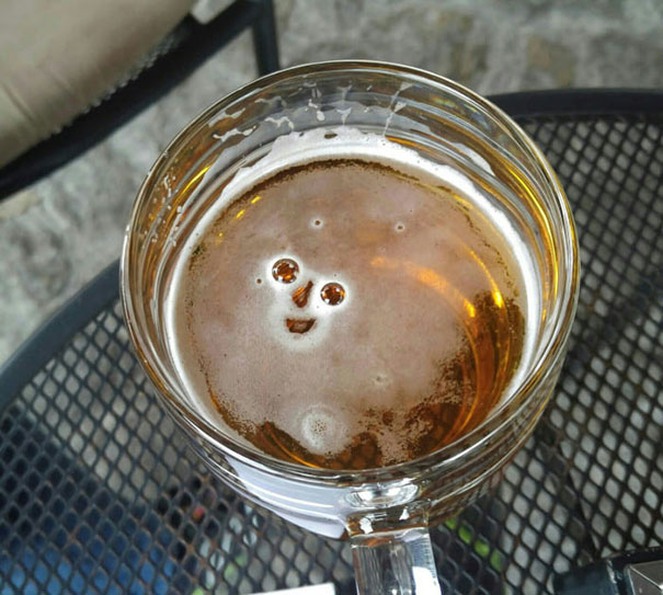Get Yourself Someone Who's As Happy To See You Like This Beer Is Happy To See Me