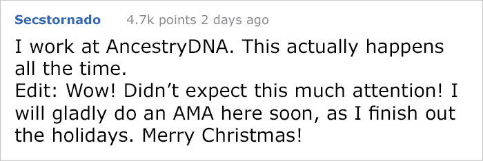 This Guy Bought His Whole Family A DNA Test For Christmas And It Turned Their Lives Upside Down