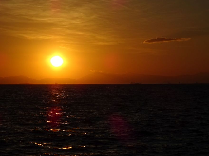 December Sunsets In Greece