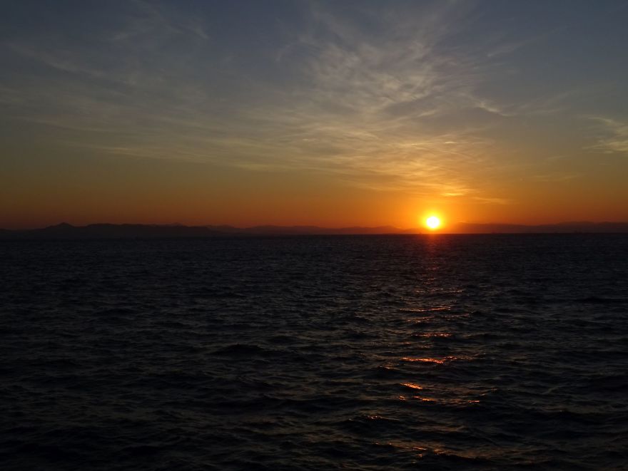December Sunsets In Greece