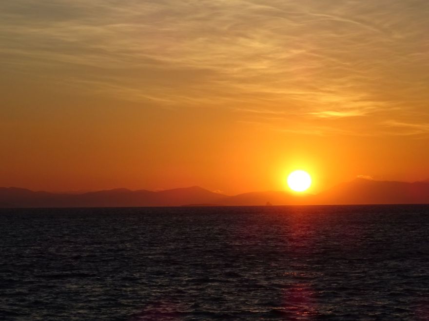 December Sunsets In Greece