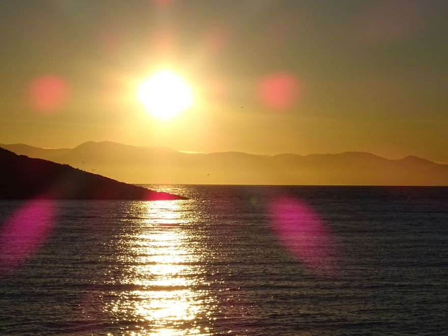 December Sunsets In Greece