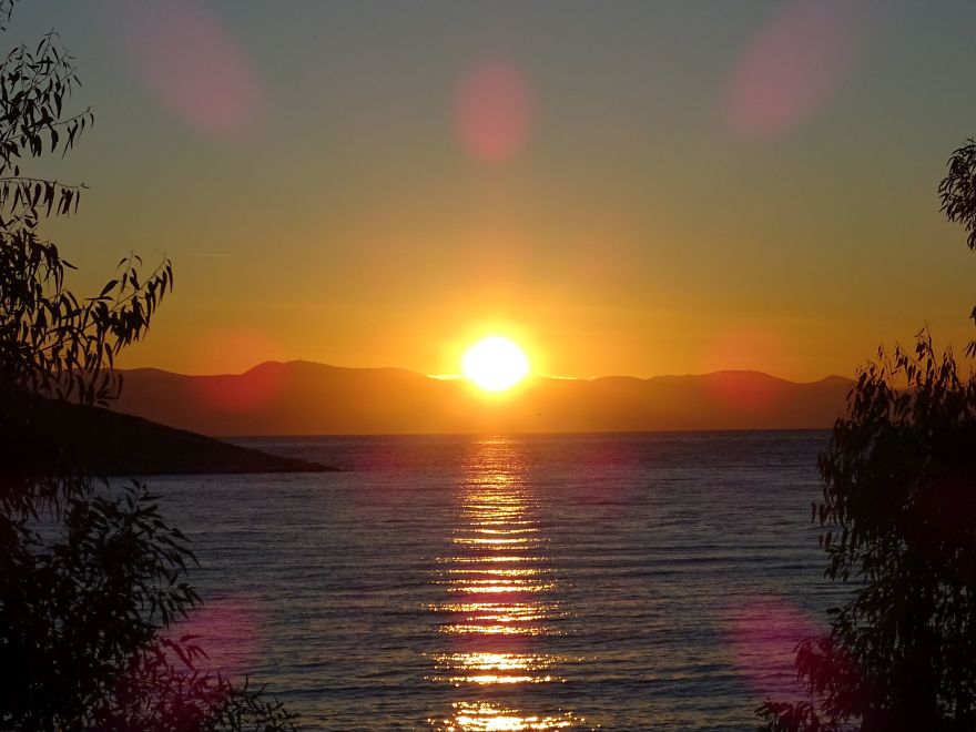 December Sunsets In Greece