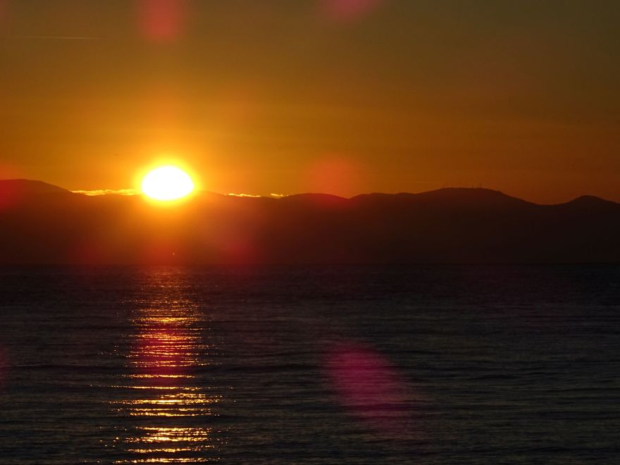 December Sunsets In Greece