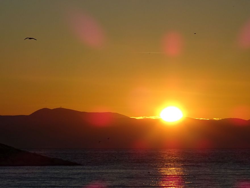 December Sunsets In Greece