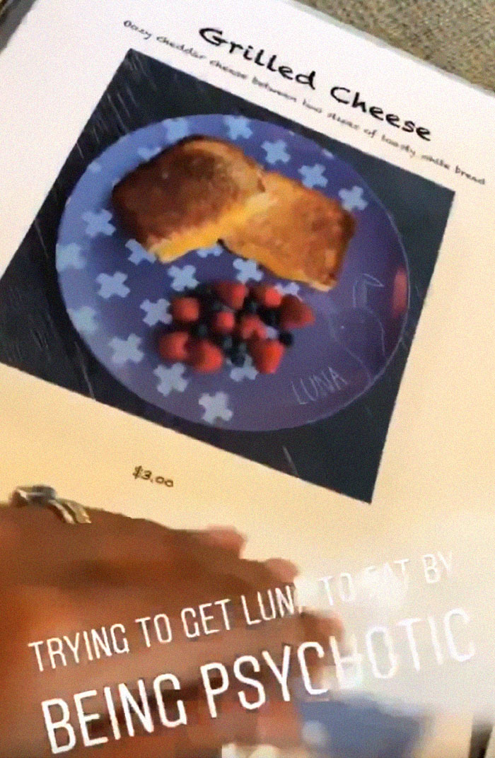 Chrissy Teigen Created A Real Menu For Her Picky 2-Year-Old And It's Hilarious