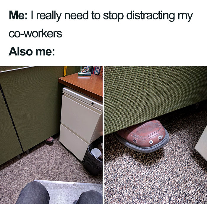 Meme about distracting coworkers 