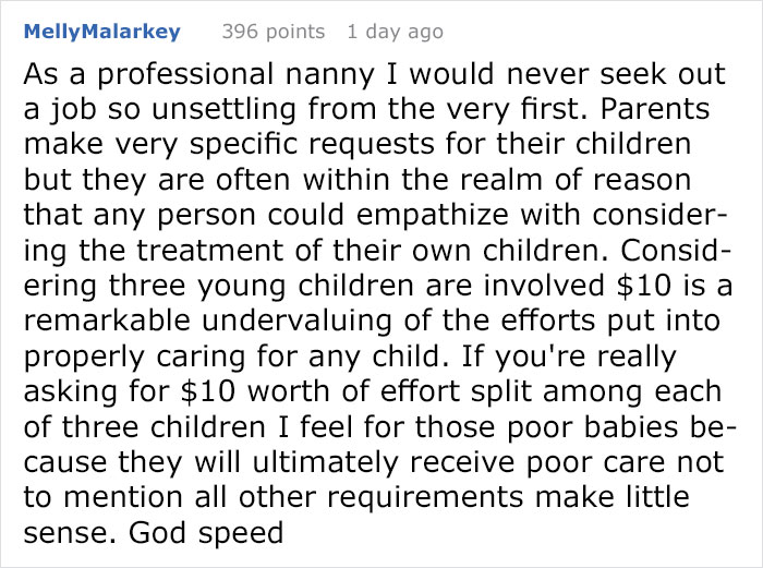 This Mom’s Requirements For A Babysitter Are So Crazy Someone Posted It On A Shaming Group