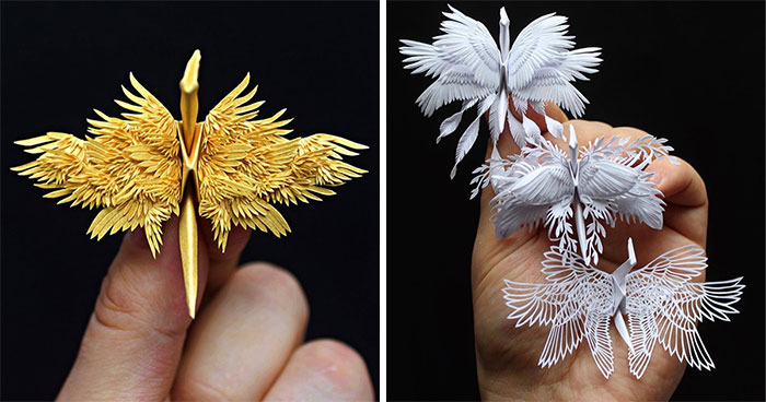 Some Time Ago I Challenged Myself To Create An Origami Crane Every Day For 1000 Days (New Pics)