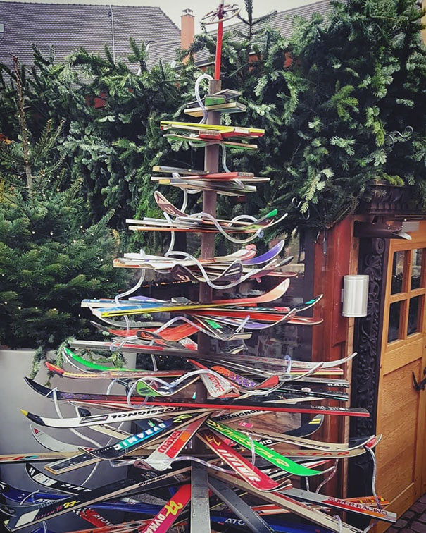 My Father Spotted This Christmas Tree In Colmar
