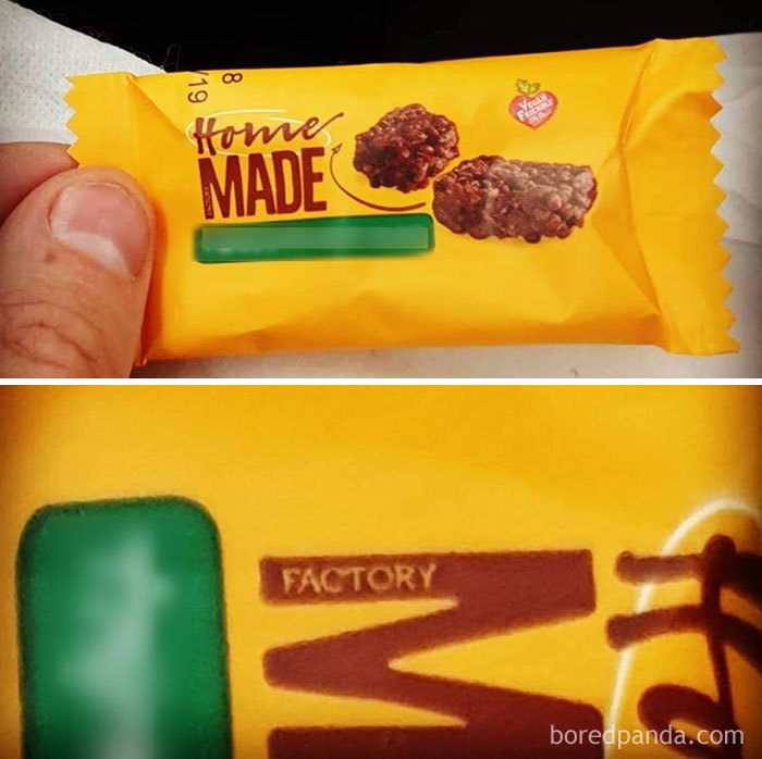 Trying To Hide Their Factory From Ruining Their Claim At Being Home Made