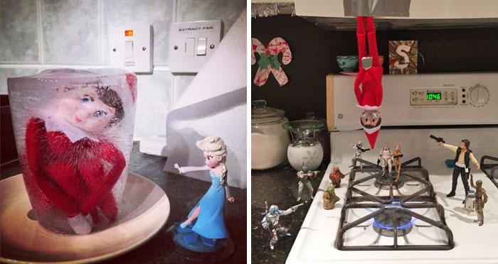 50 ‘Elf On The Shelf’ Ideas That’ll Make You Laugh Or At Least Admire People’s Creativity