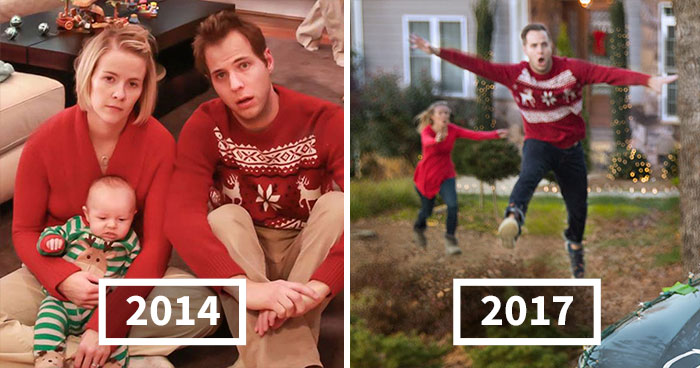 This Family Started Doing ‘Real Life’ Christmas Cards 5 Years Ago And They Get Crazier As The Kids Grow Up