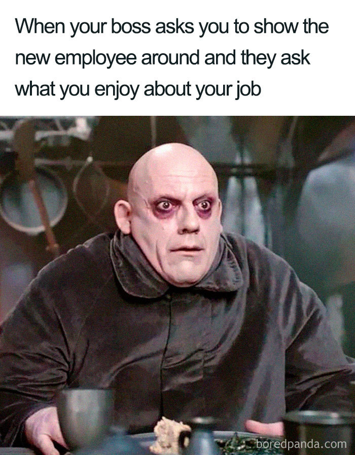 Meme about new employee with uncle Faster 