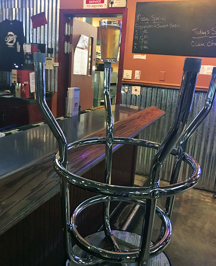 My Friend Was Being A D**k To The Bartender, So Every Time He Left For A Smoke Break He Came Back To This